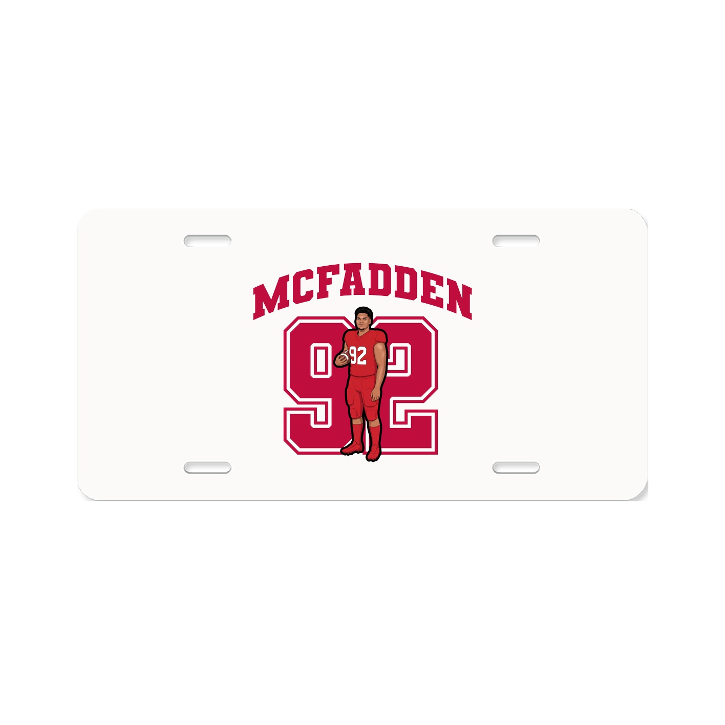 License Plate — Number in Classic