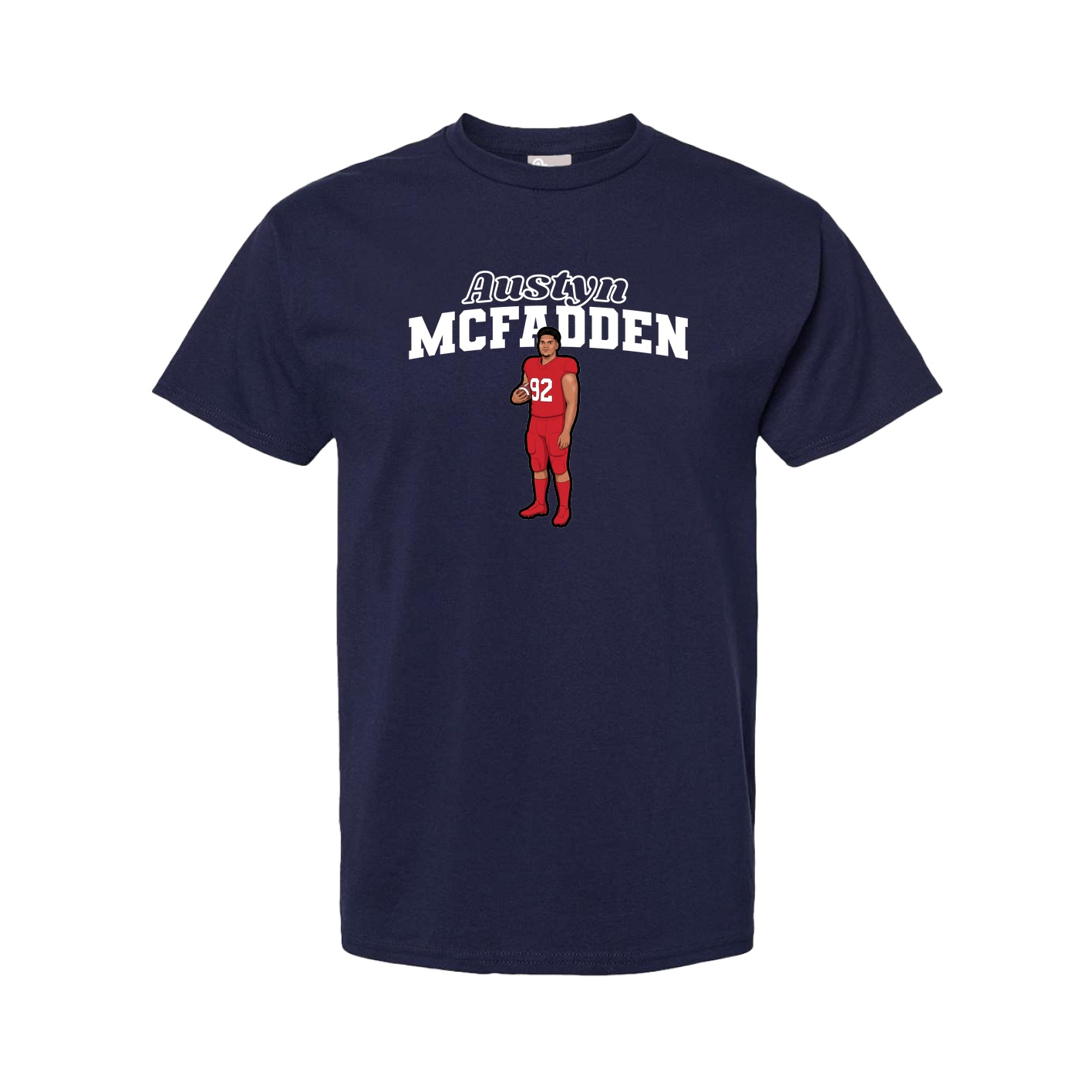 Tee — Name Arch in Navy