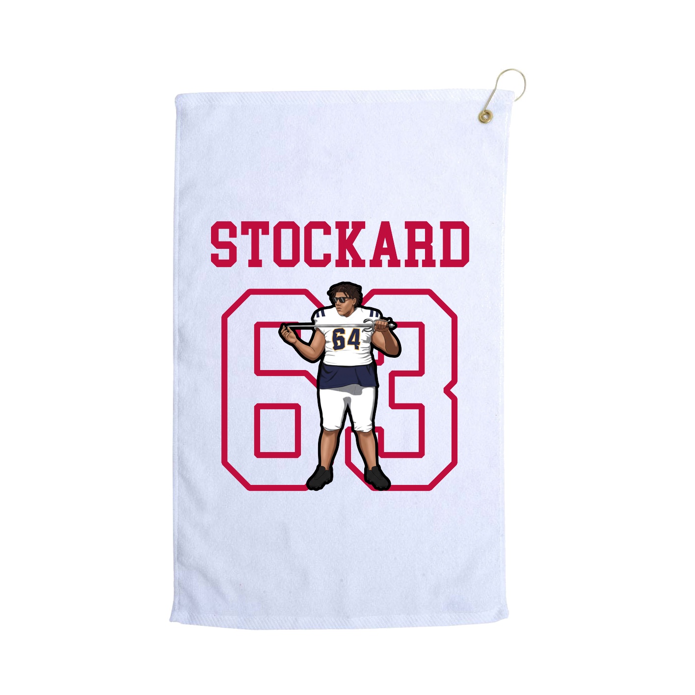 Golf Towel — Shirsey in White