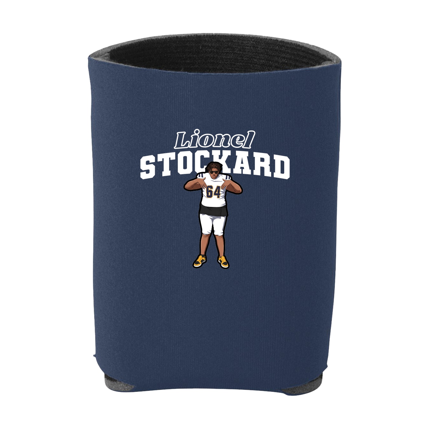 Can Holder — Name Arch in Navy