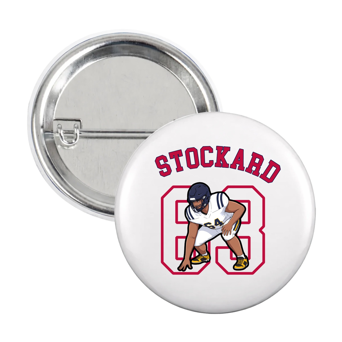 Game Day Button — Shirsey Arch in White