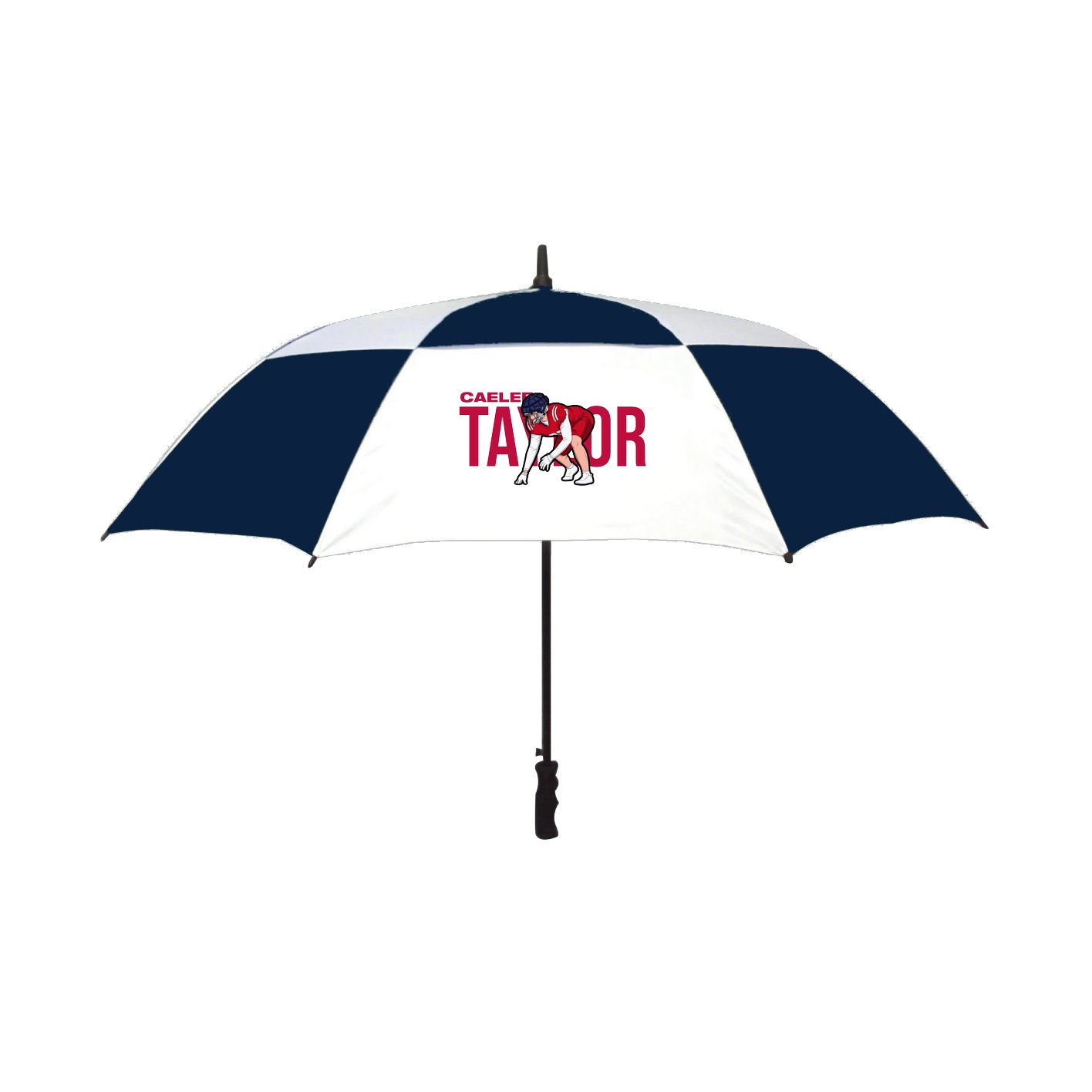Golf Umbrella — Player Name in Navy