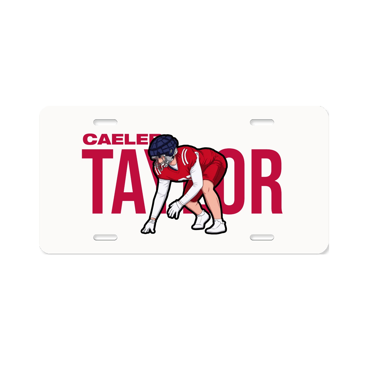 License Plate — Player Name in Classic