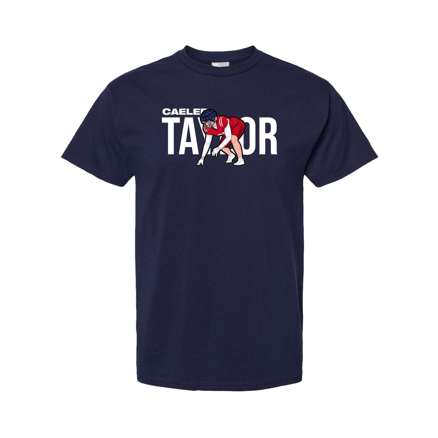 Youth Tee — Player Name in Navy