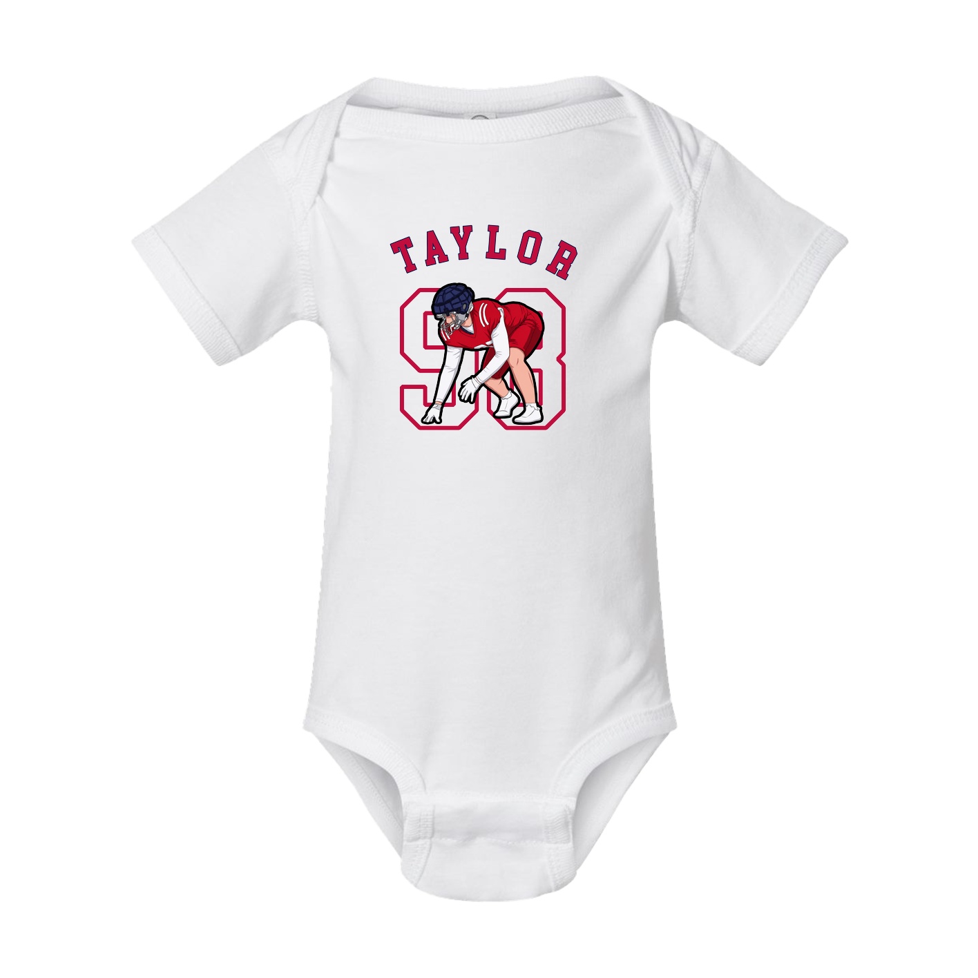 Baby Onesie — Shirsey Arch in White