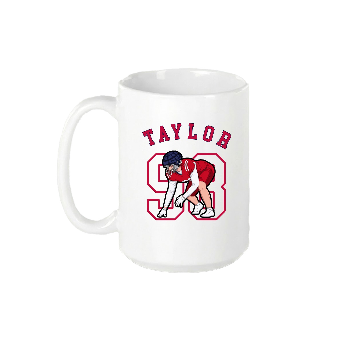 15oz Coffee Mug — Shirsey Arch in White