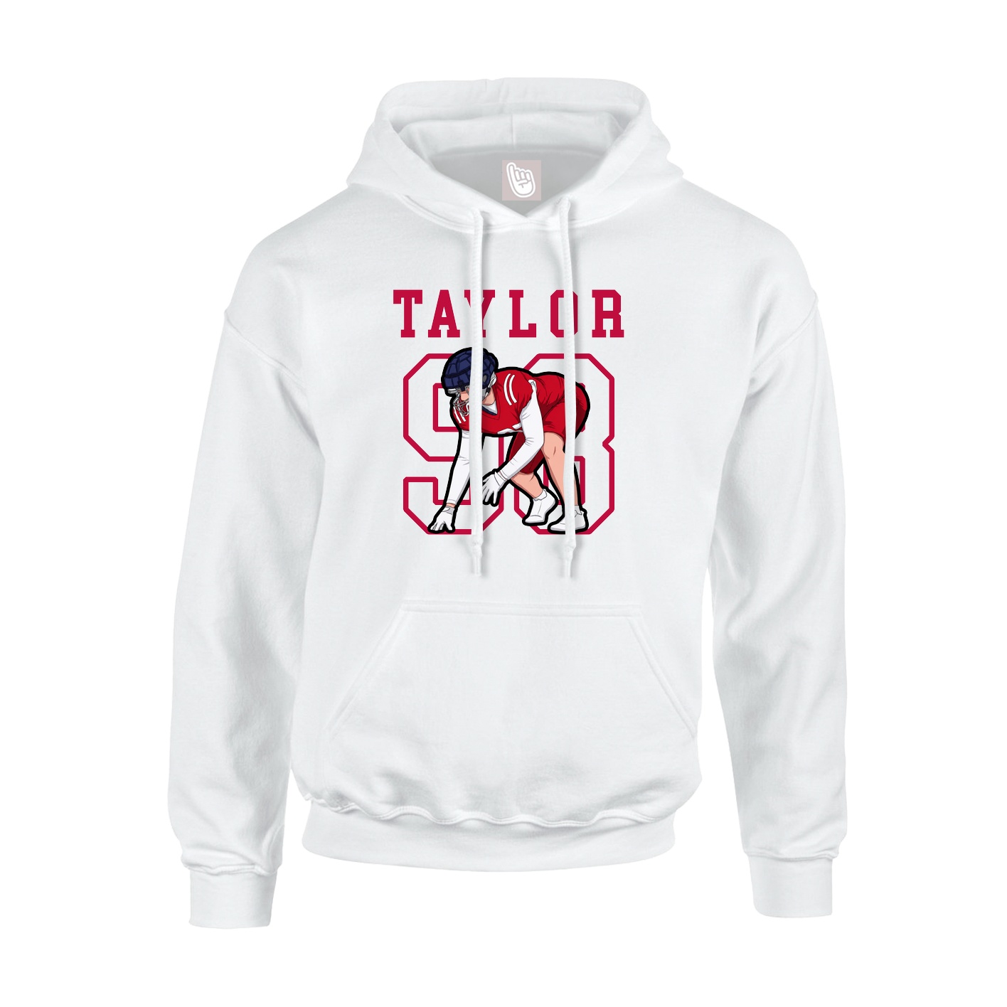 Youth Hoodie — Shirsey in White