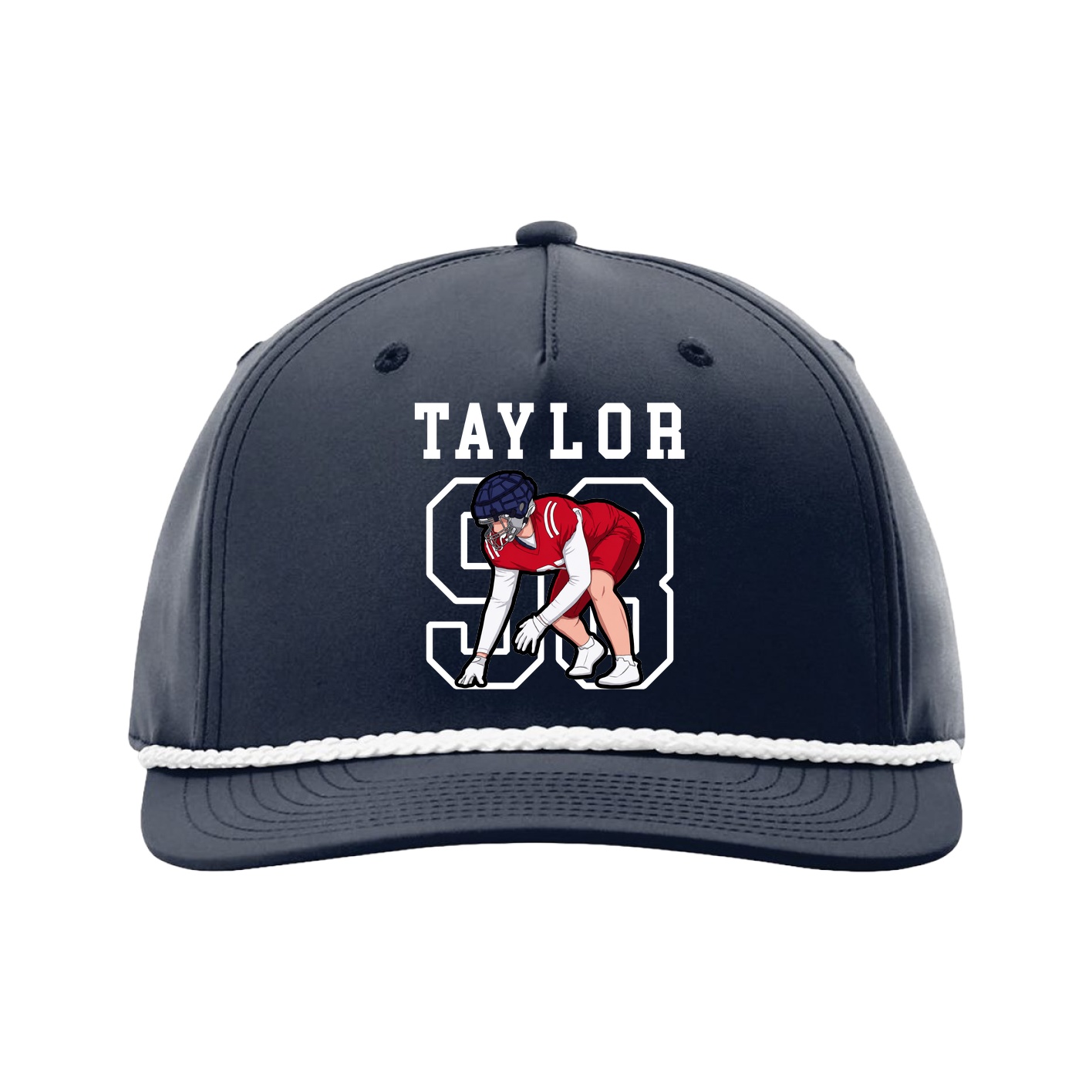 Five-Panel Classic Rope Cap — Shirsey in Navy