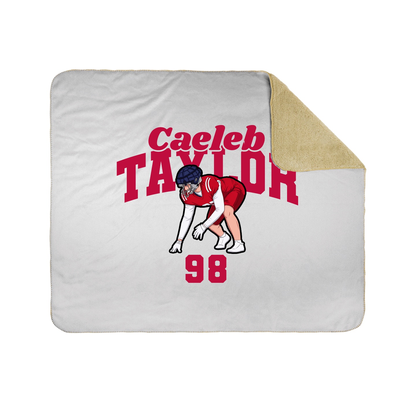 Throw Blanket — Signature Arch in White