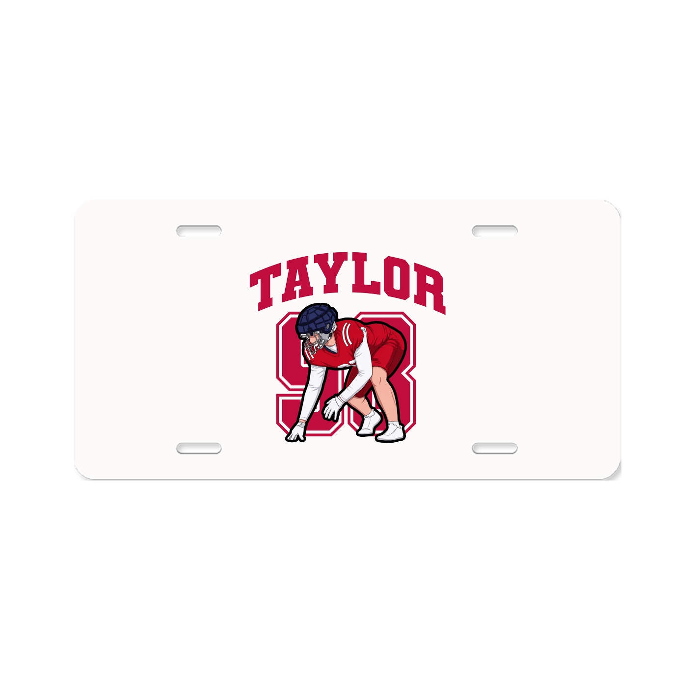 License Plate — Number in Classic