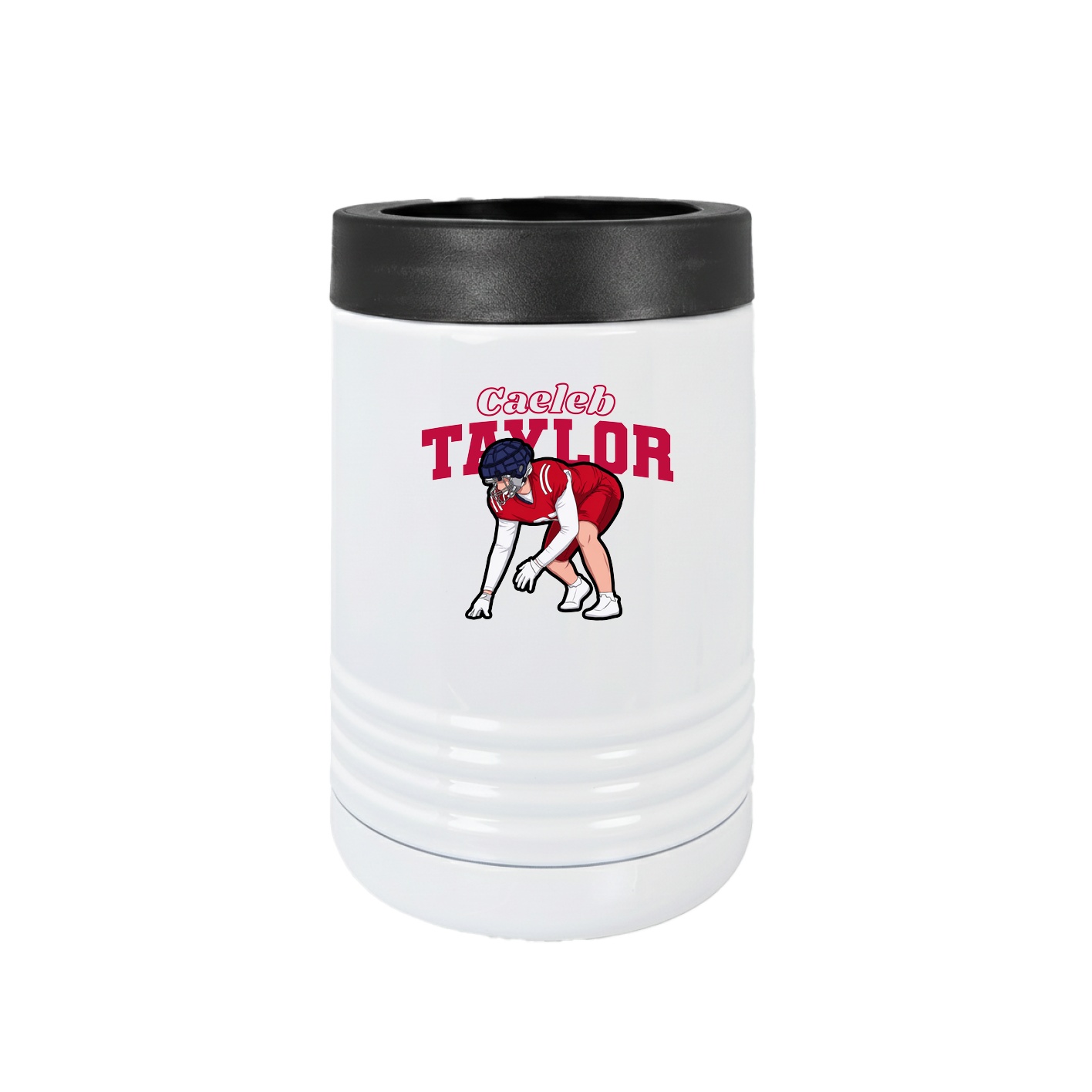 Beverage Holder — Name Arch in White
