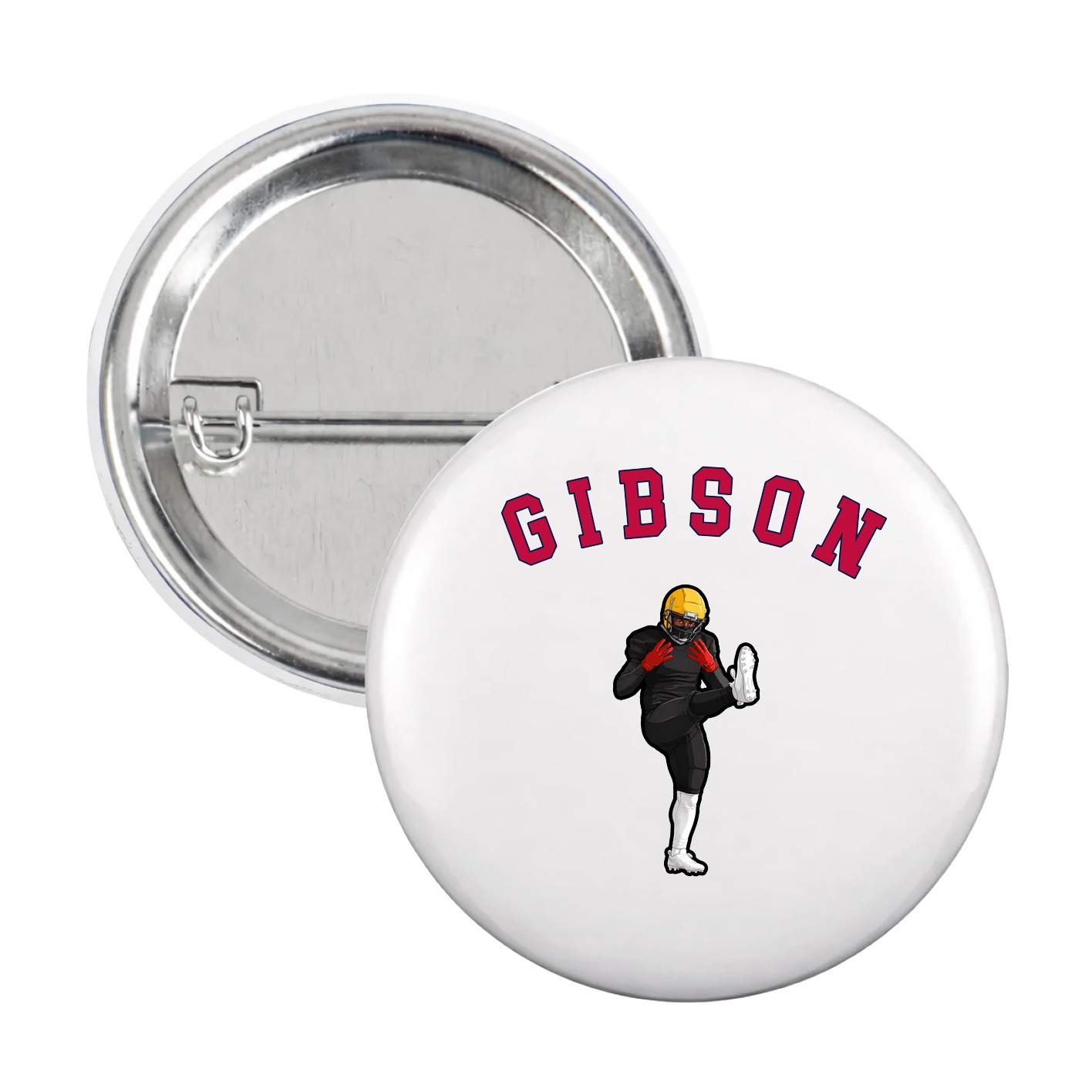 Game Day Button — Shirsey Arch in White