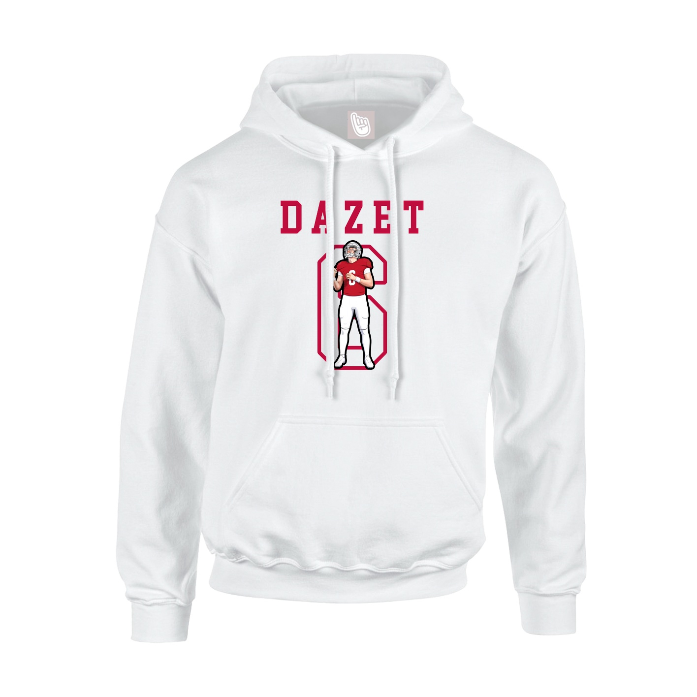 Hoodie — Shirsey in White