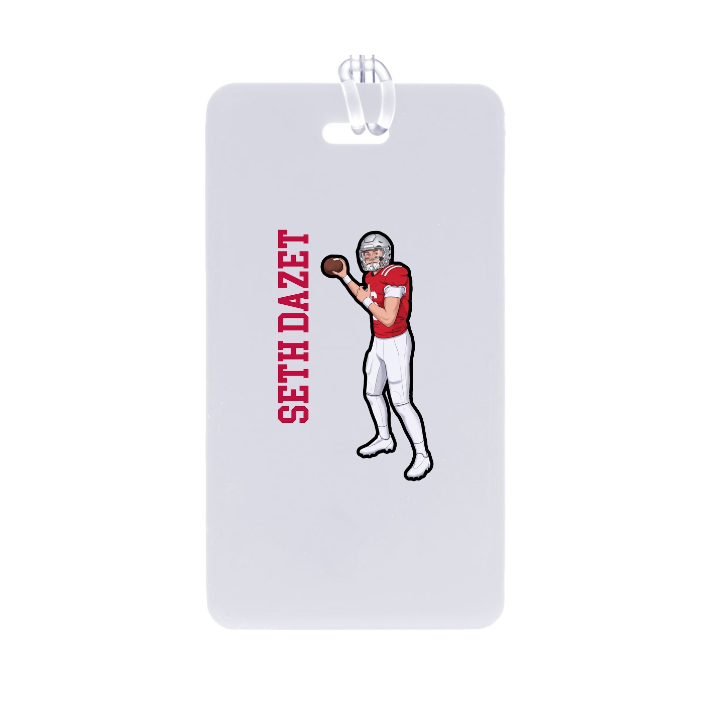Bag Tag — Name Vertical in Classic