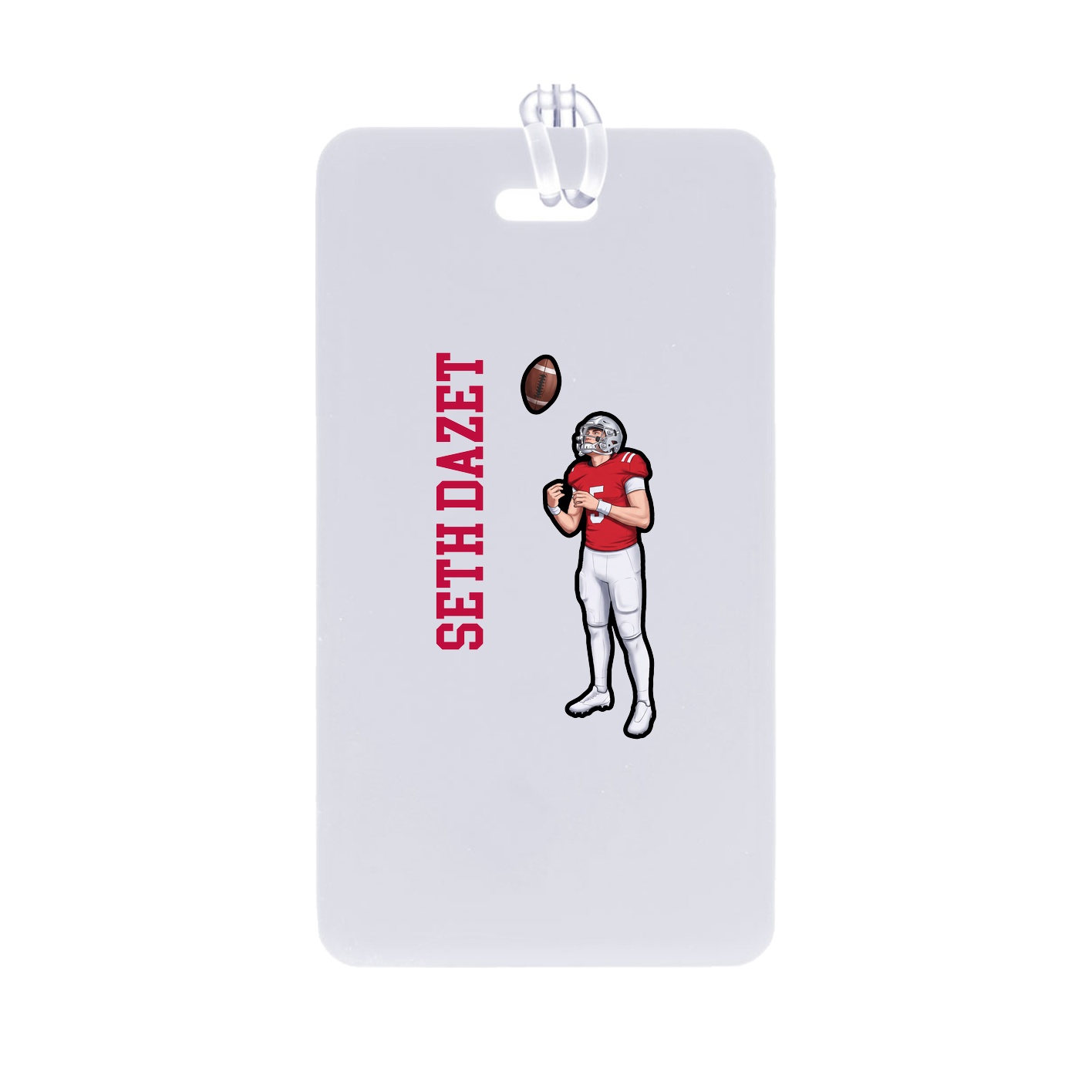 Bag Tag — Name Vertical in Classic