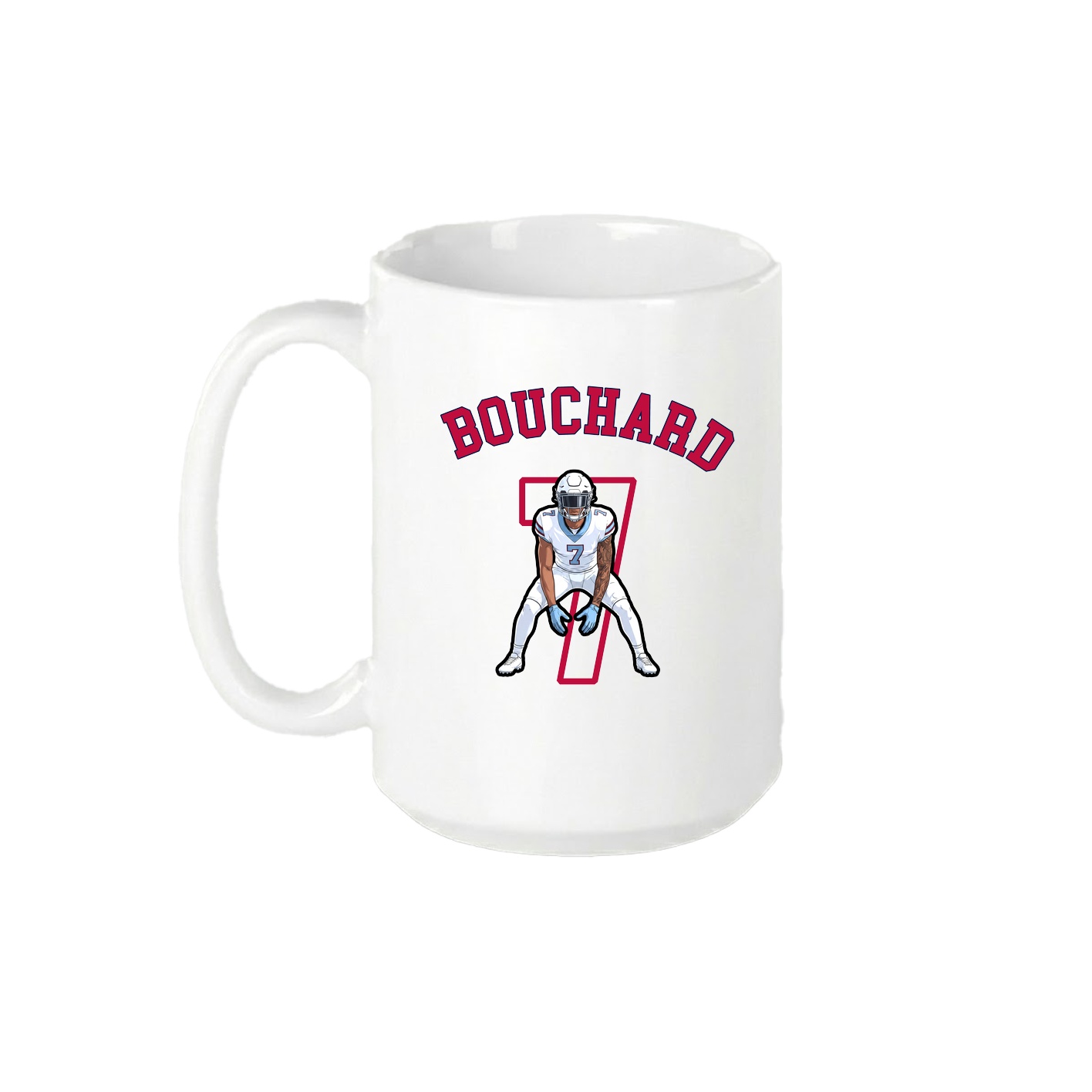 15oz Coffee Mug — Shirsey Arch in White