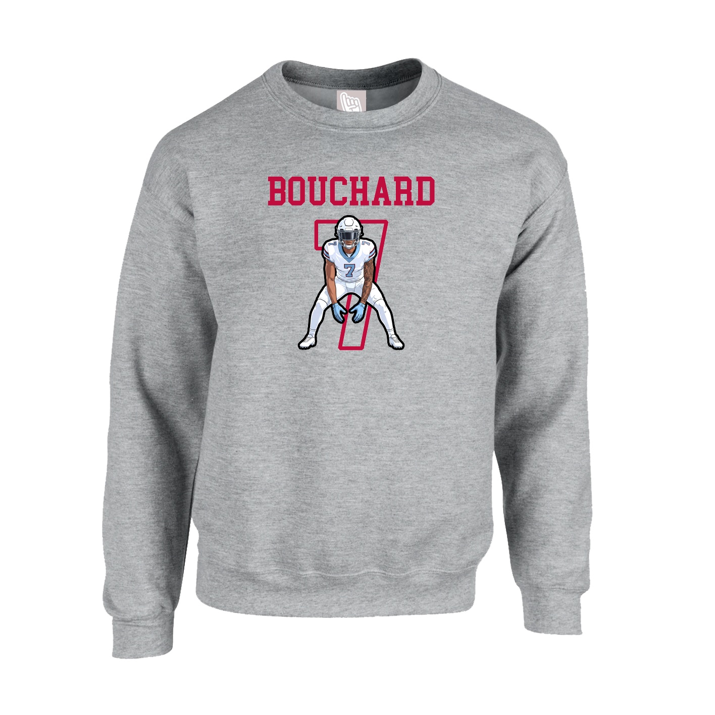 Fleece Crew — Shirsey in Grey