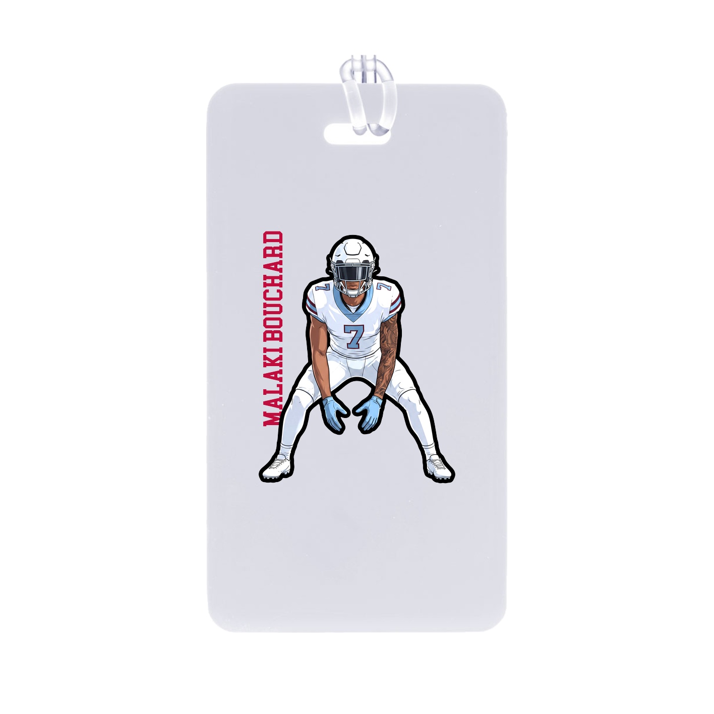 Bag Tag — Name Vertical in Classic