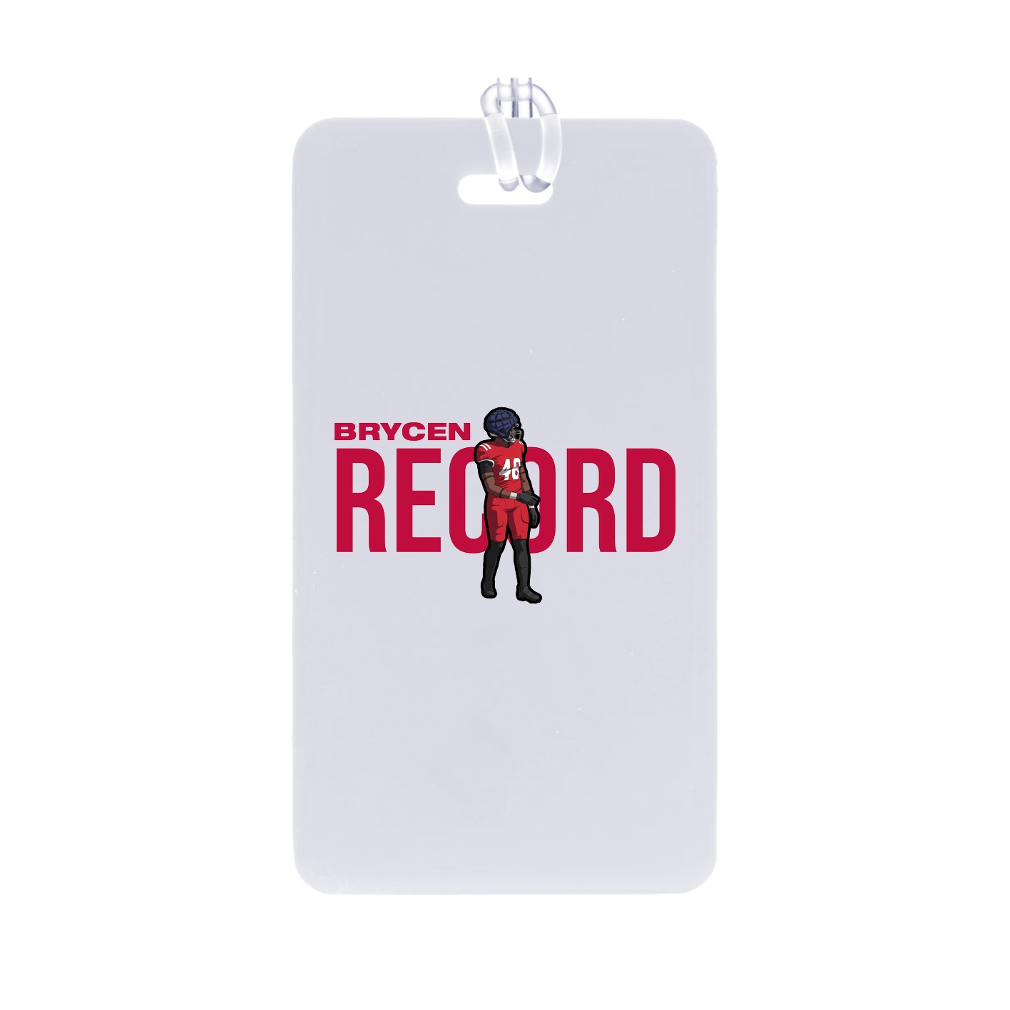 Bag Tag — Player Name in Classic