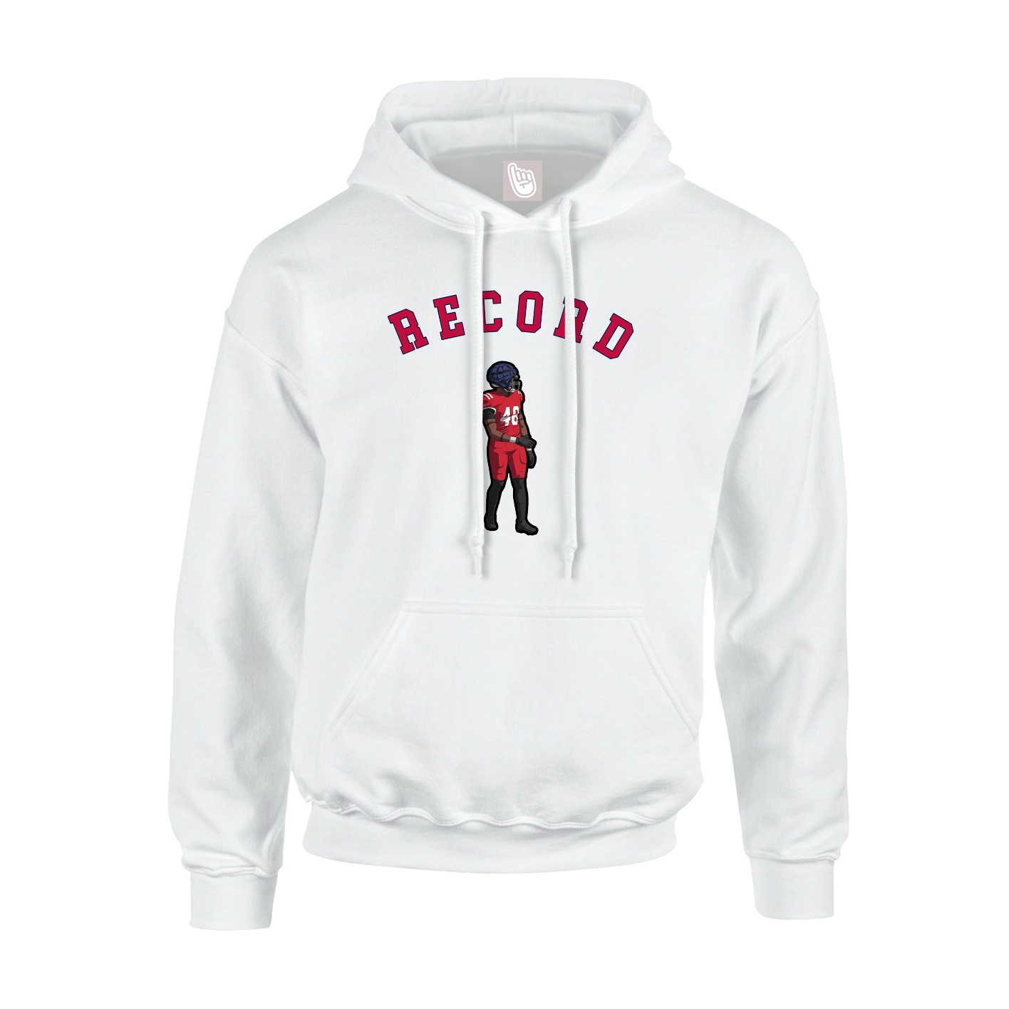 Youth Hoodie — Shirsey Arch in White