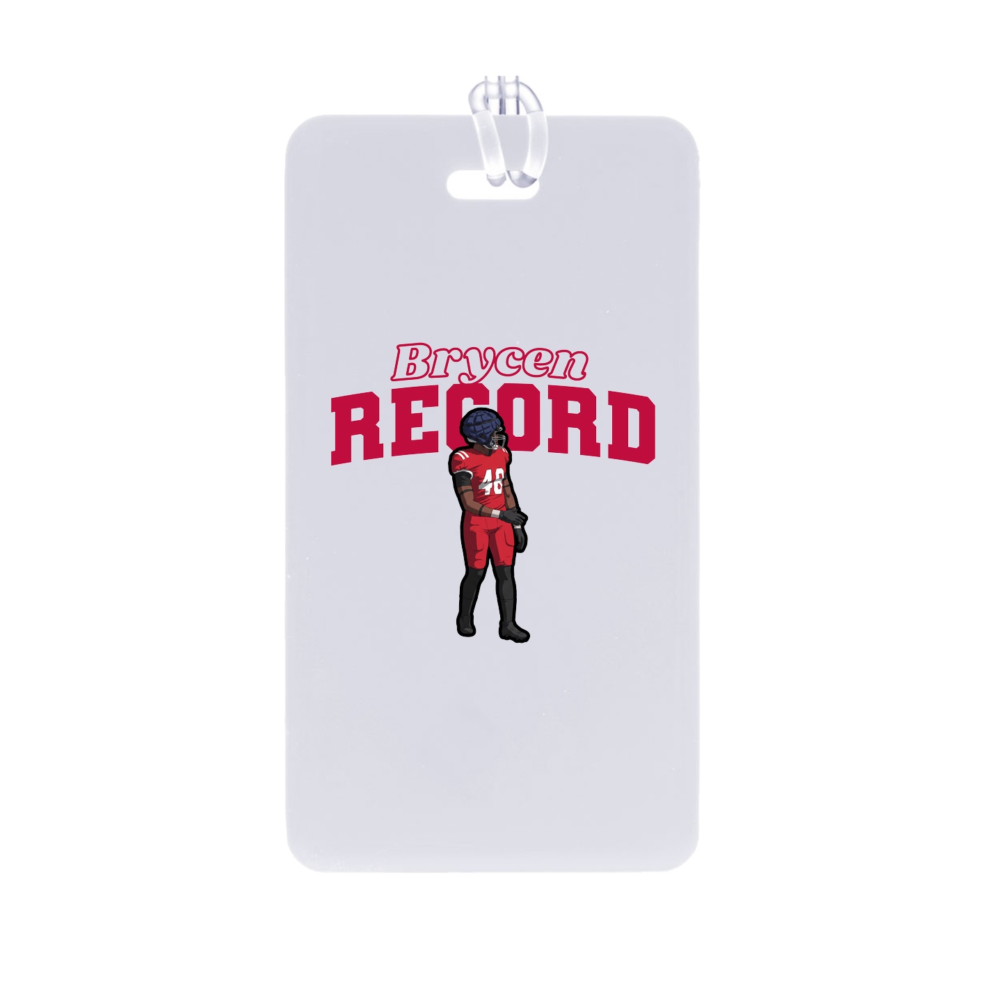 Bag Tag — Name Arch in Classic