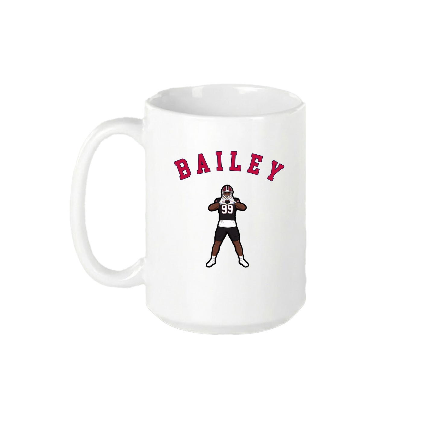 15oz Coffee Mug — Shirsey Arch in White