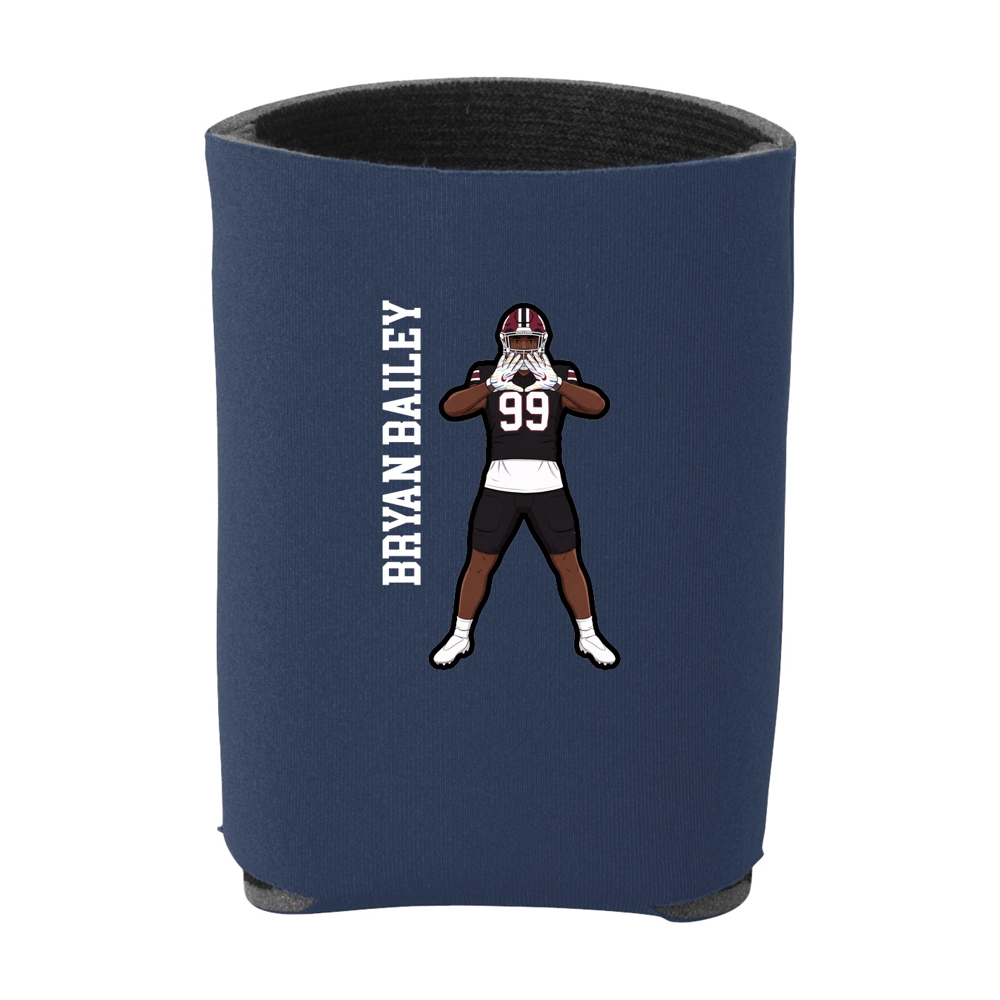 Can Holder — Name Vertical in Navy