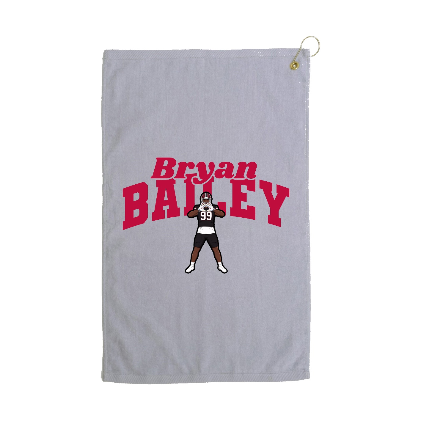 Golf Towel — Signature Arch in Grey