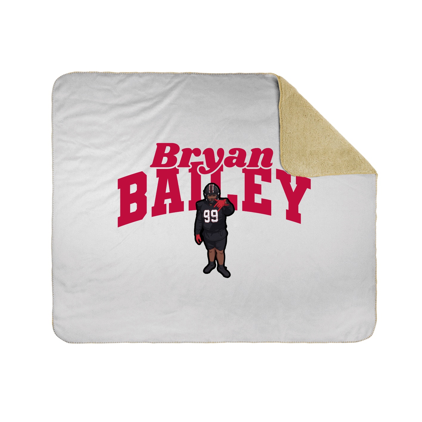 Throw Blanket — Signature Arch in White