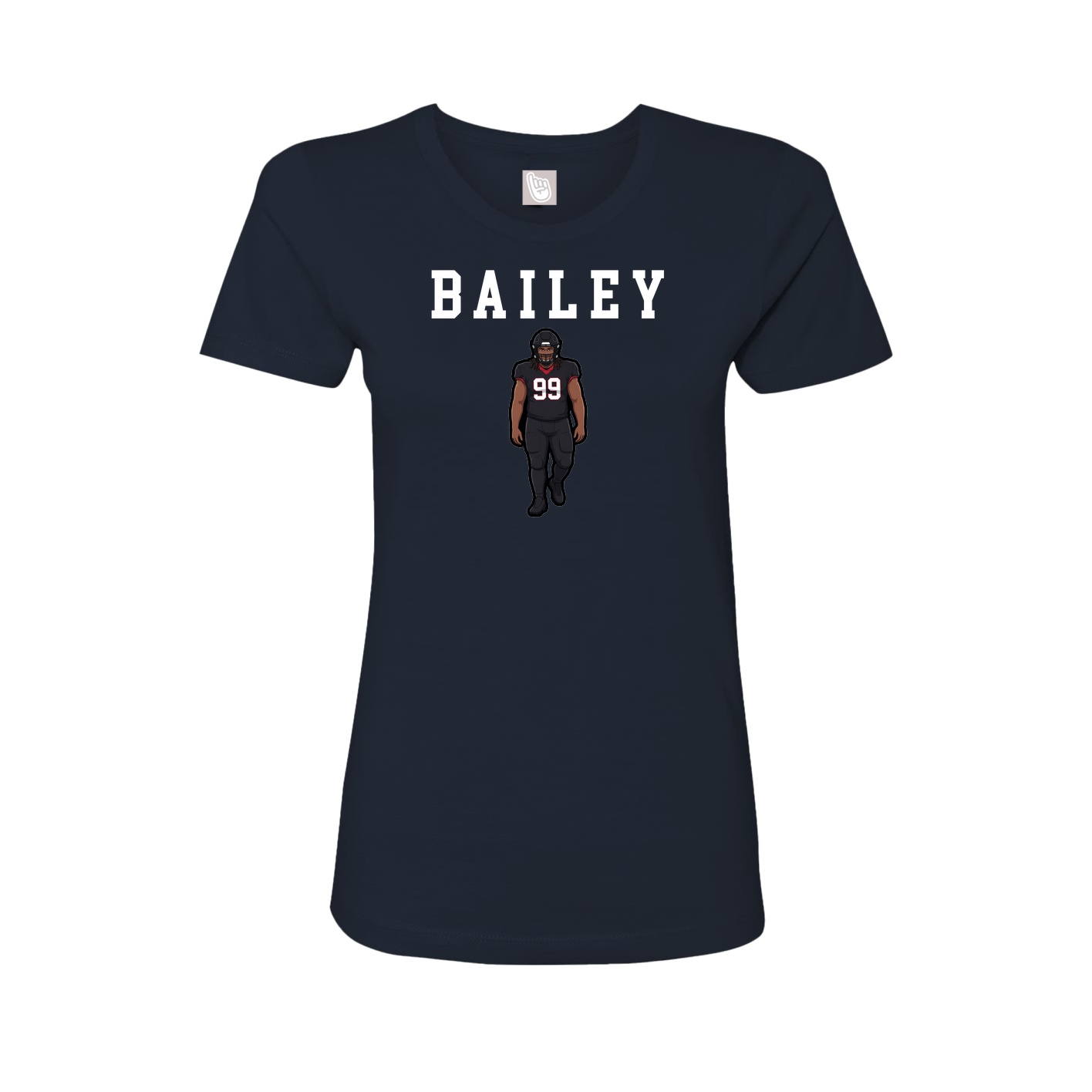 Fitted Women's Tee — Shirsey in Navy