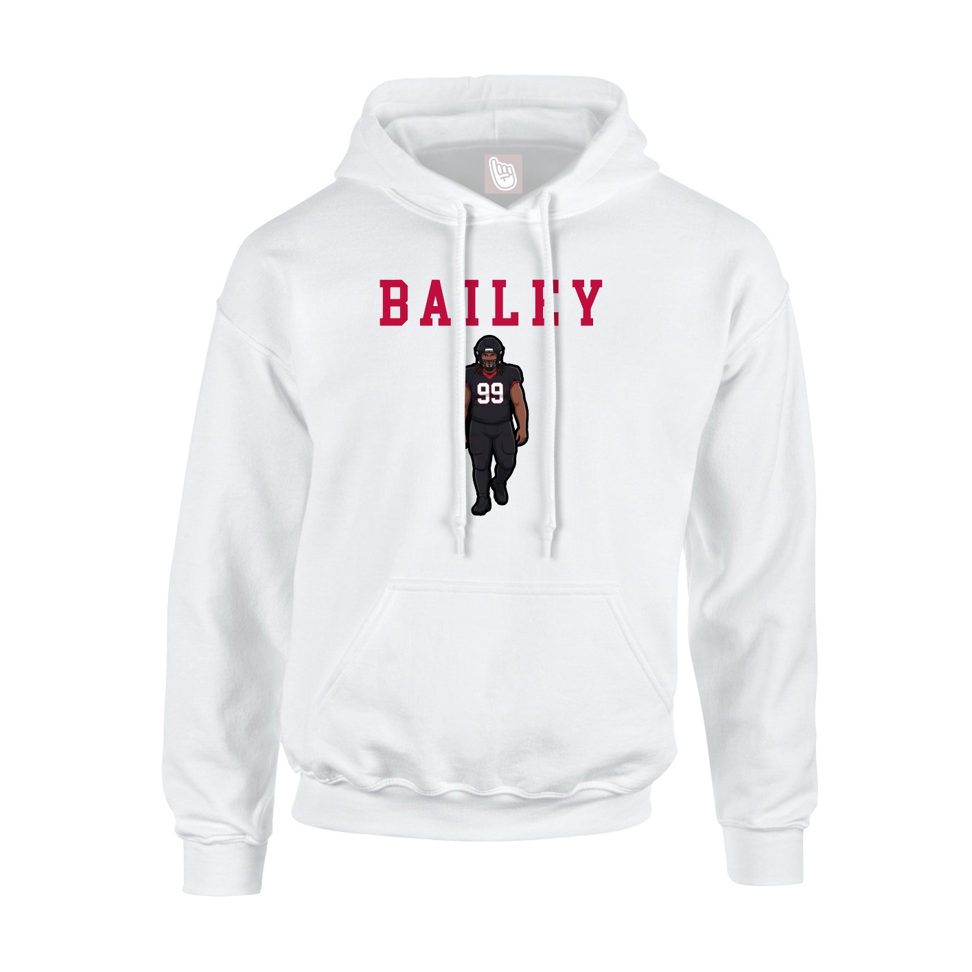 Hoodie — Shirsey in White