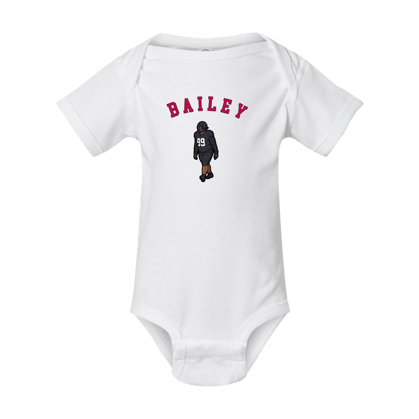 Baby Onesie — Shirsey Arch in White