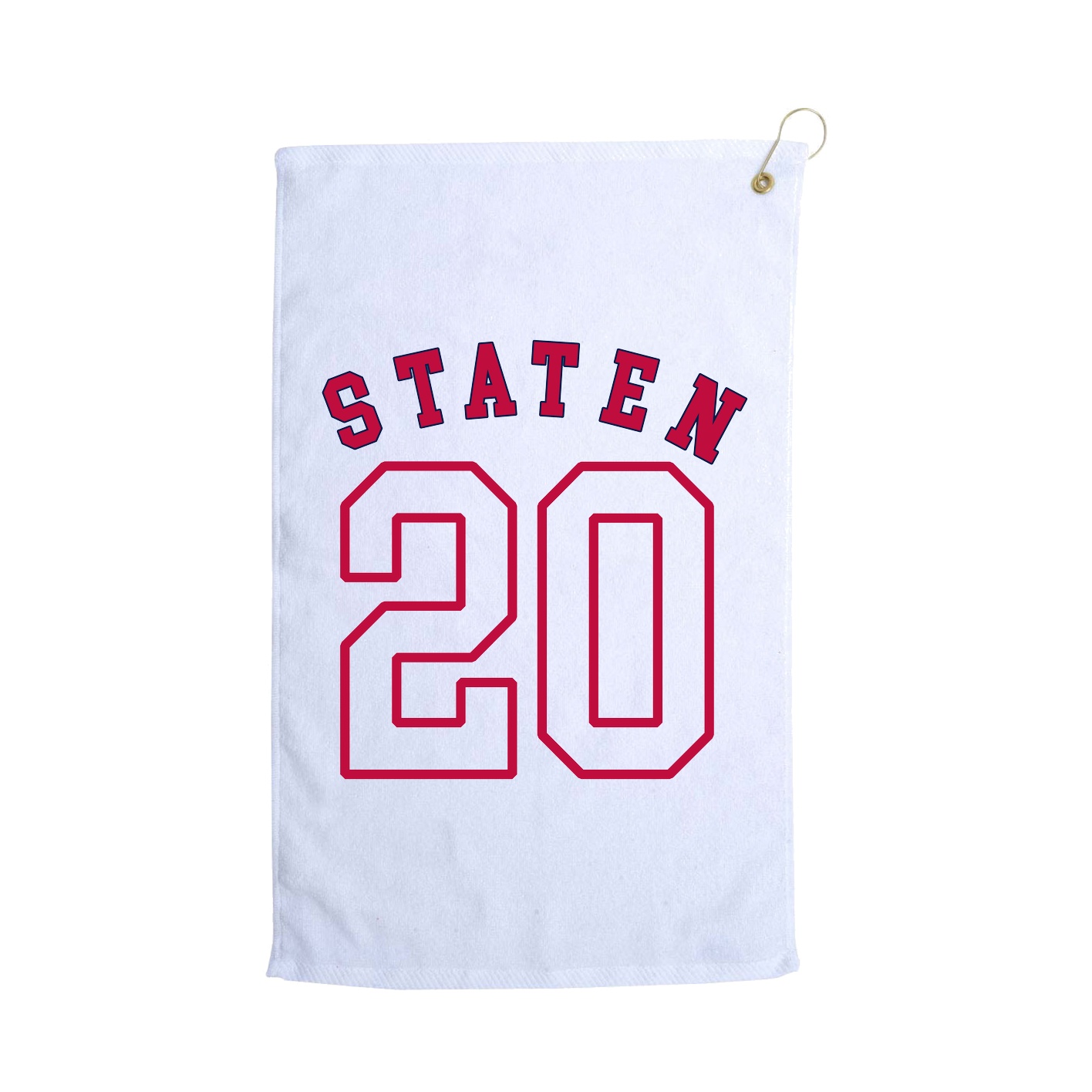 Golf Towel — Shirsey Arch in White