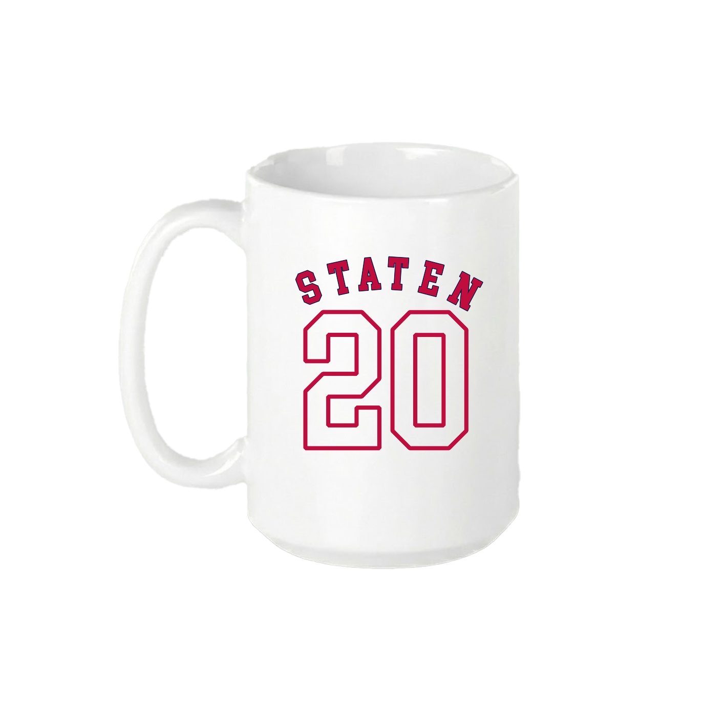 15oz Coffee Mug — Shirsey Arch in White