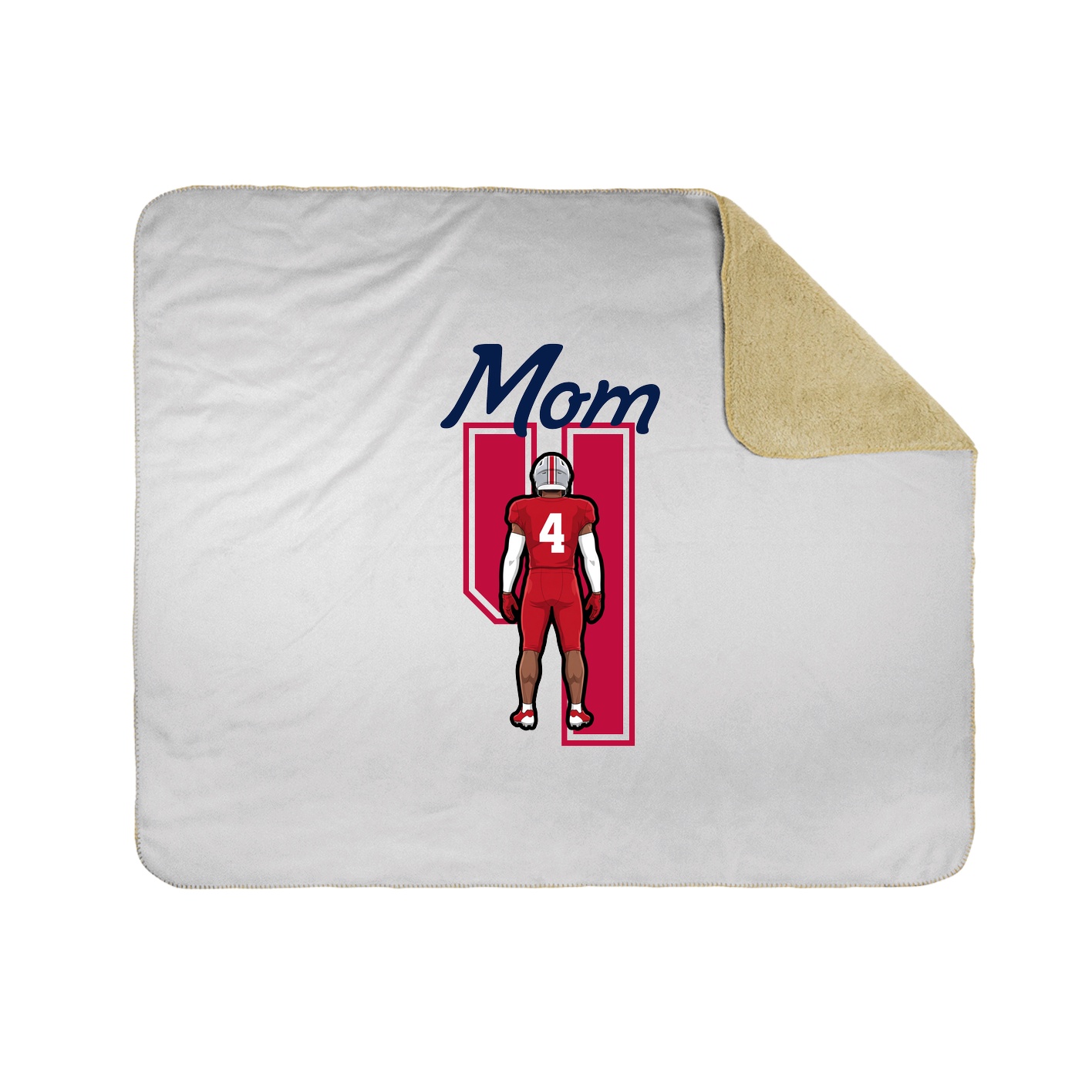 Throw Blanket — Mothers Day Shirsey in White