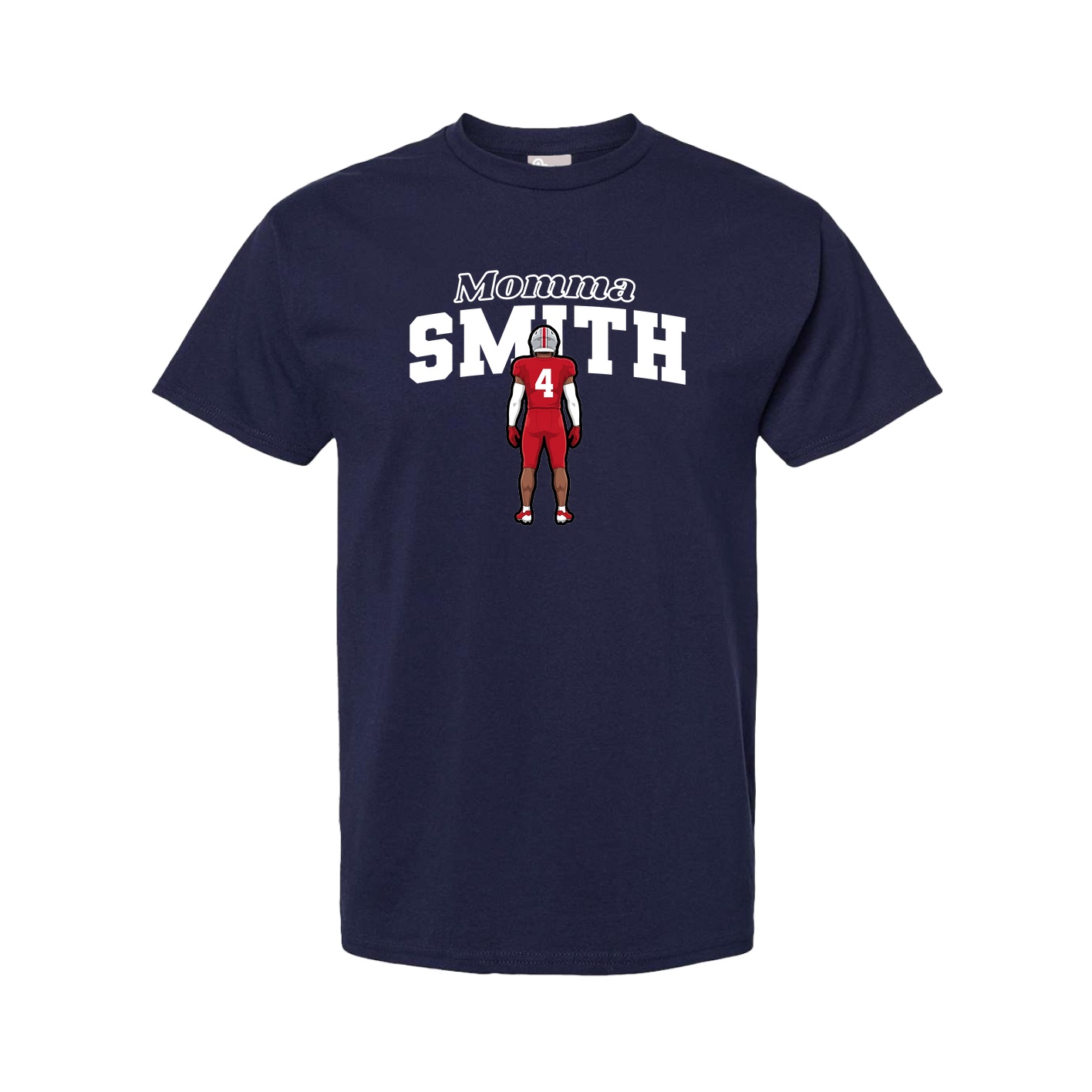 Youth Tee — Mothers Day Block in Navy