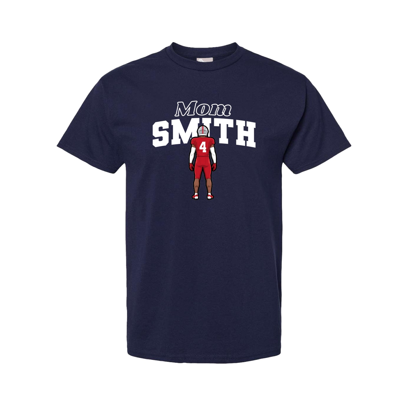 Youth Tee — Mothers Day Block in Navy