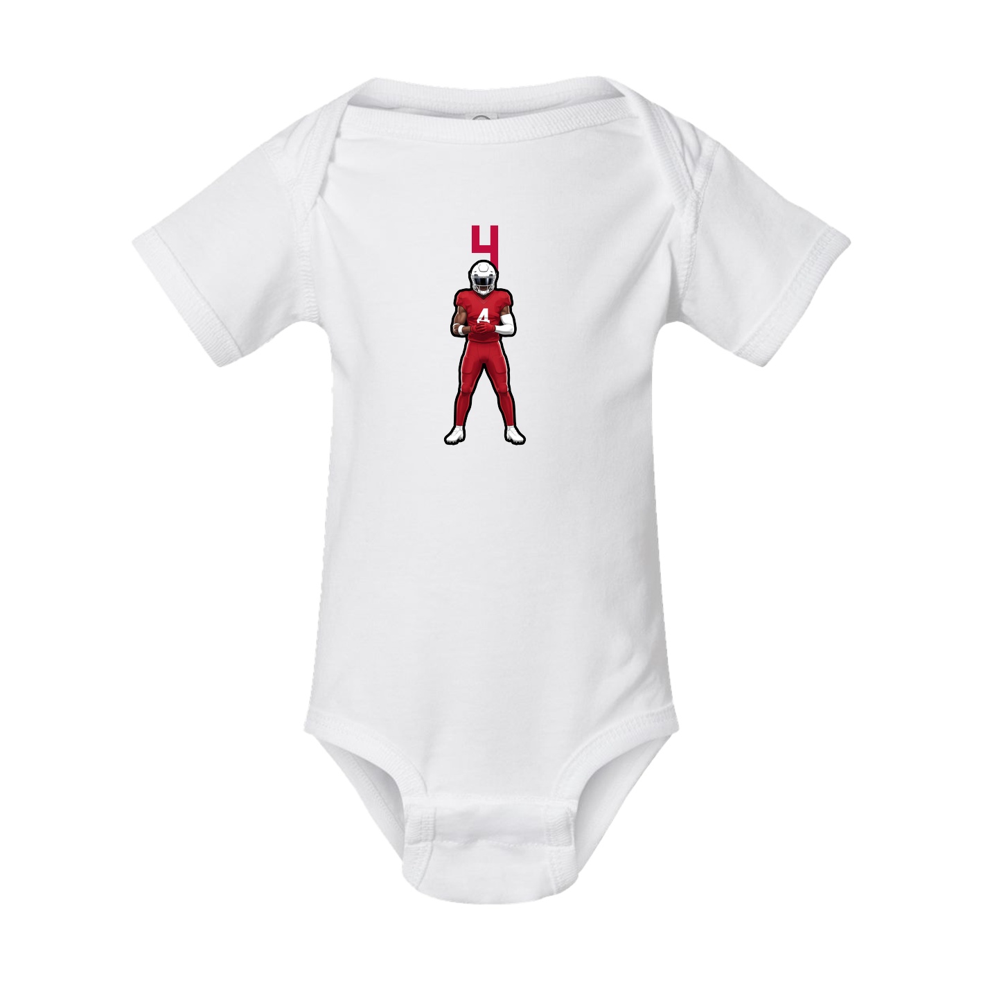 Baby Onesie — Number Top in White