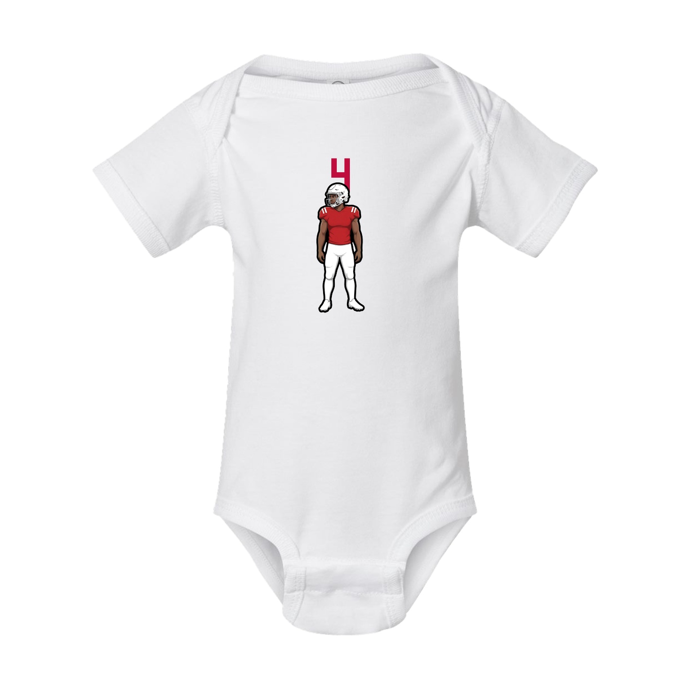 Baby Onesie — Number Top in White