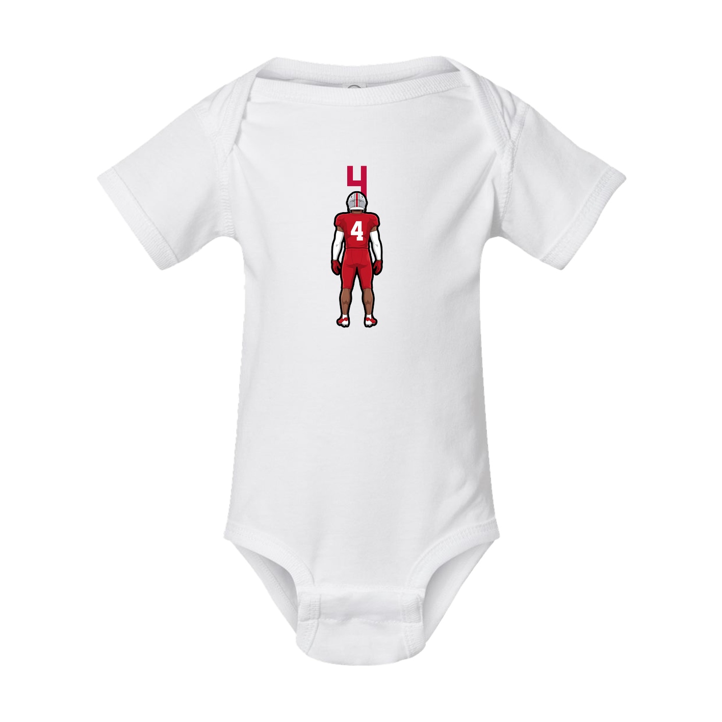 Baby Onesie — Number Top in White