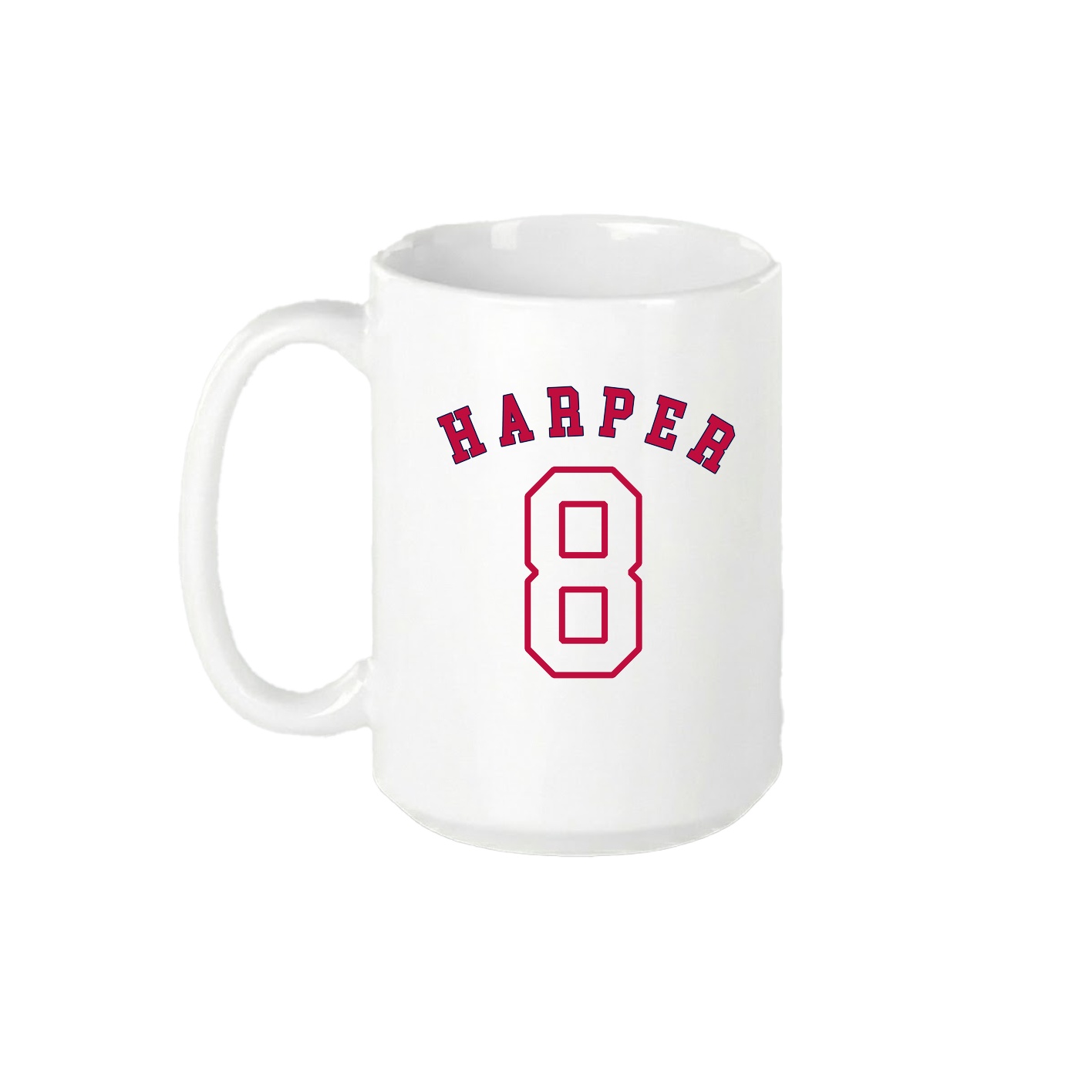 15oz Coffee Mug — Shirsey Arch in White