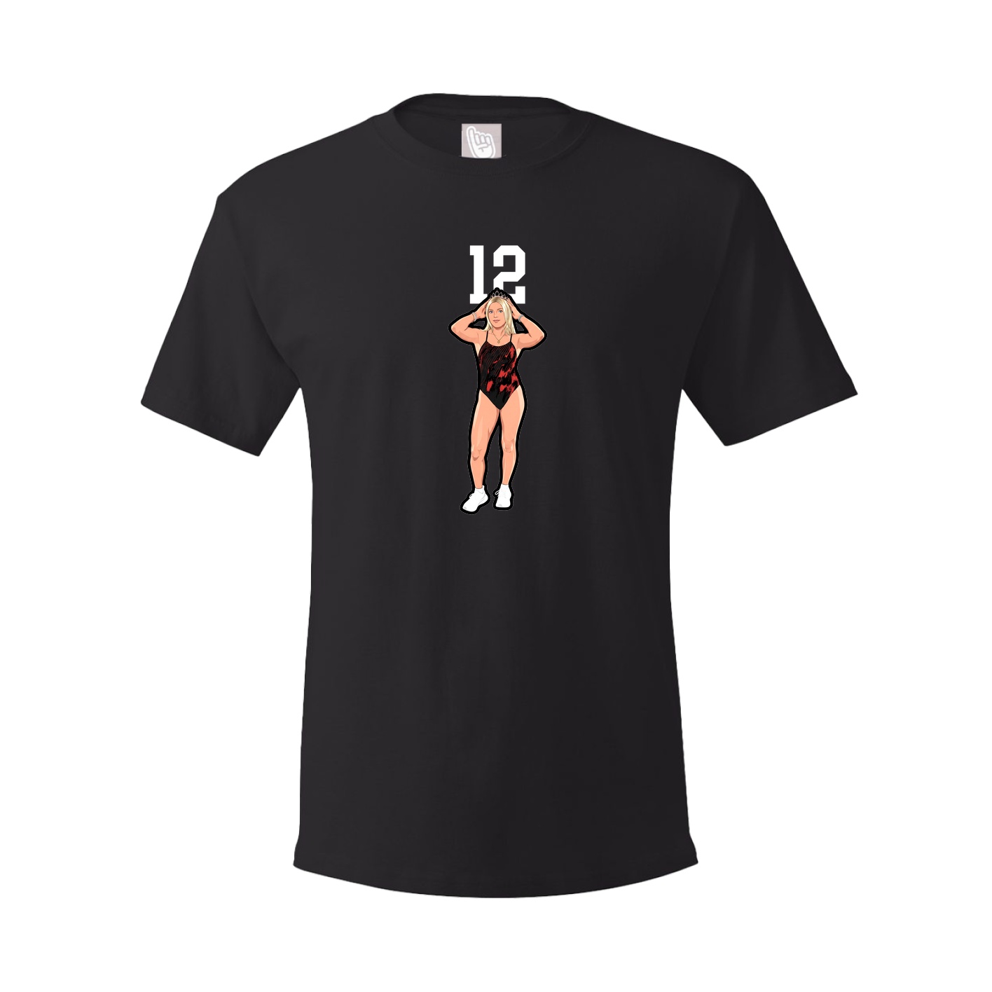 Tee — Number Top in Black
