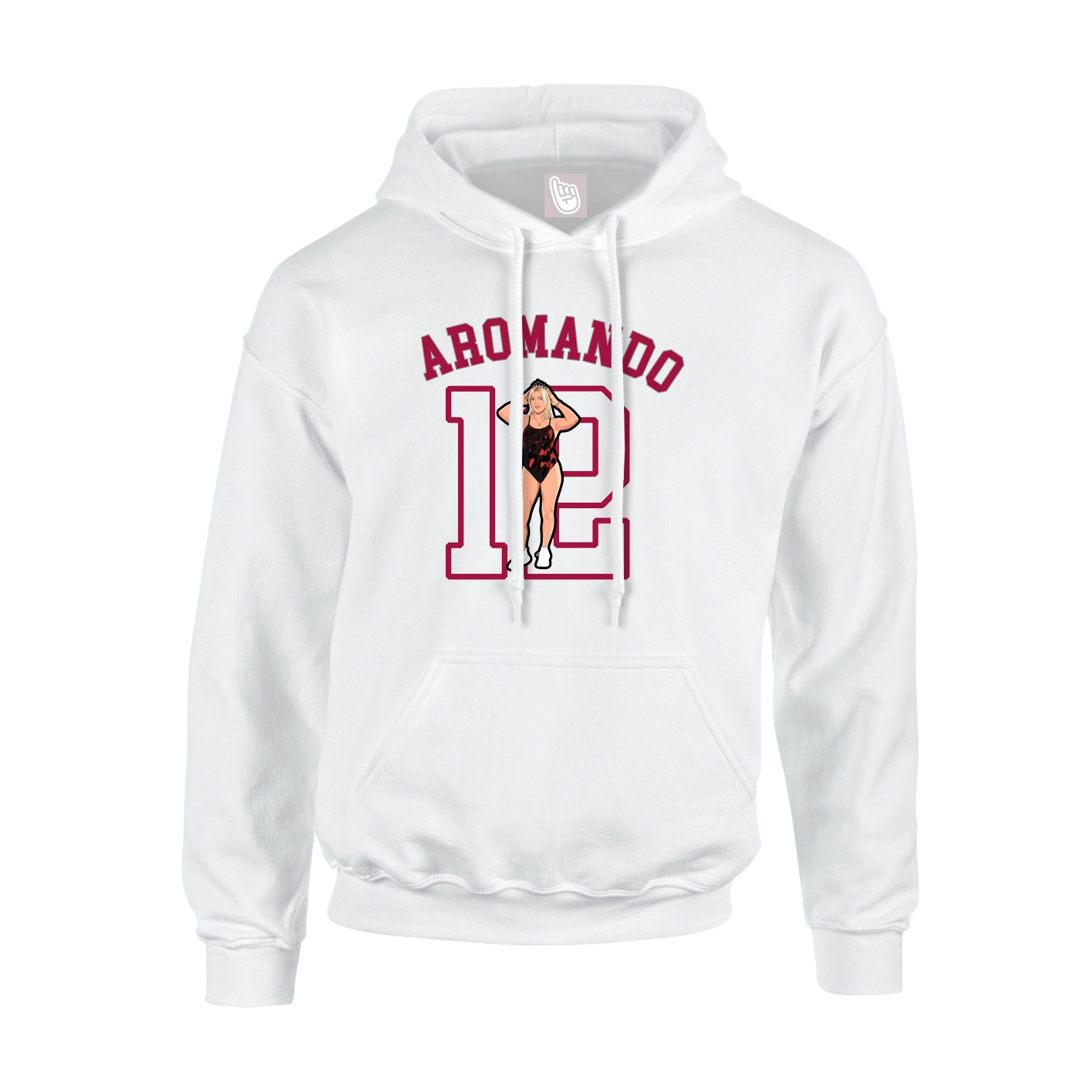 Youth Hoodie — Shirsey Arch in White