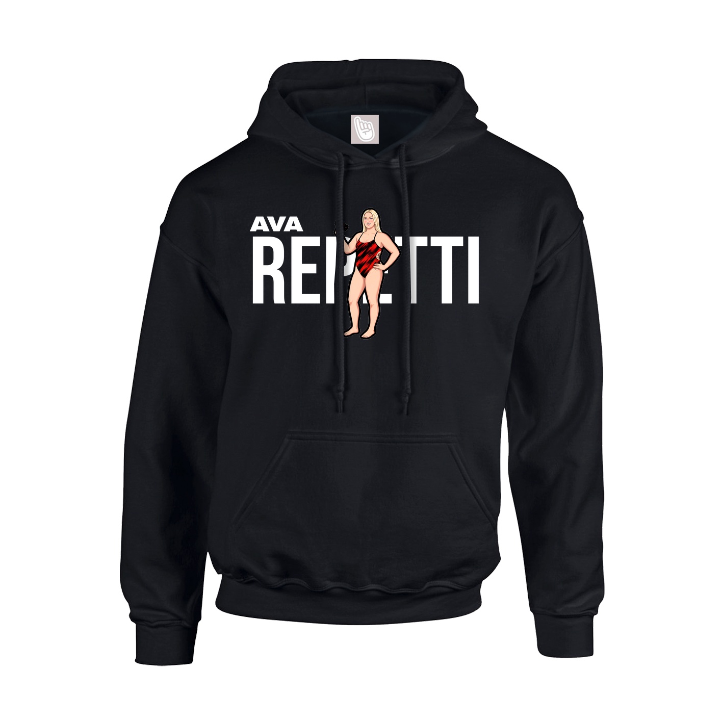 Youth Hoodie — Player Name in Black