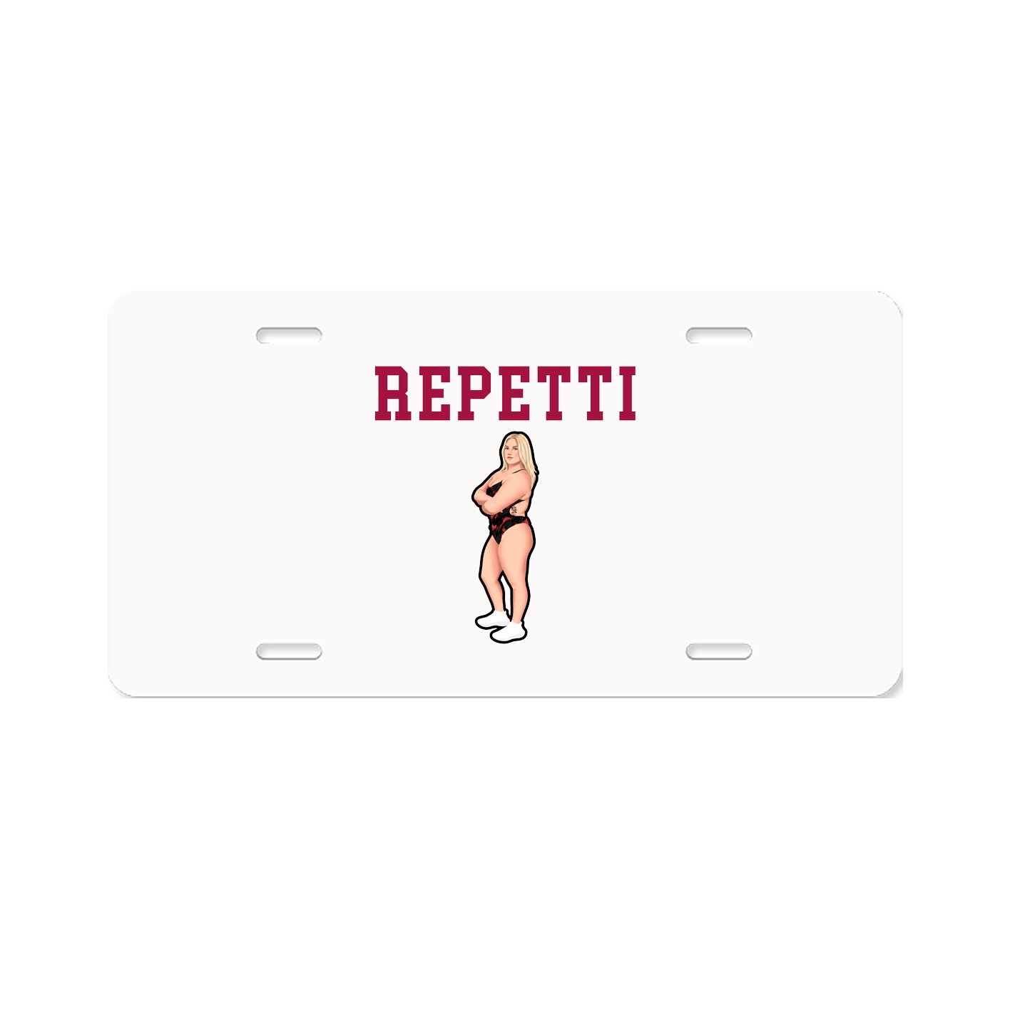 License Plate — Shirsey in Classic