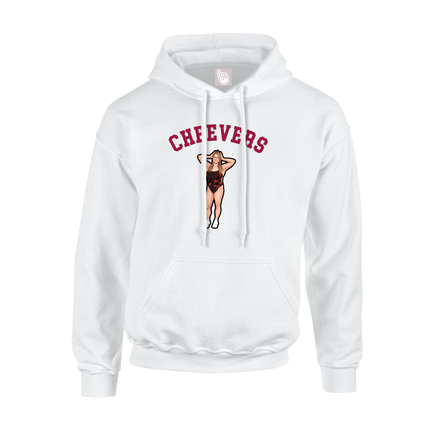 Youth Hoodie — Shirsey Arch in White