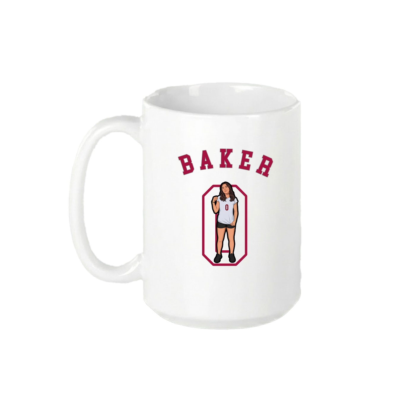 15oz Coffee Mug — Shirsey Arch in White