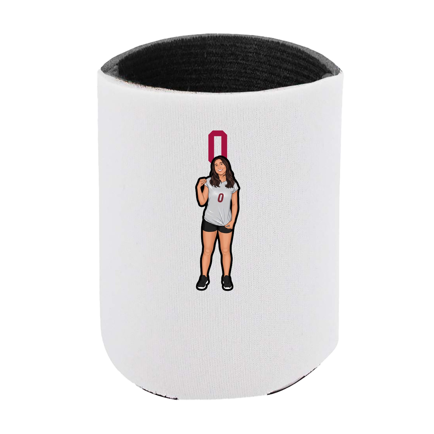 Can Holder — Number Top in White