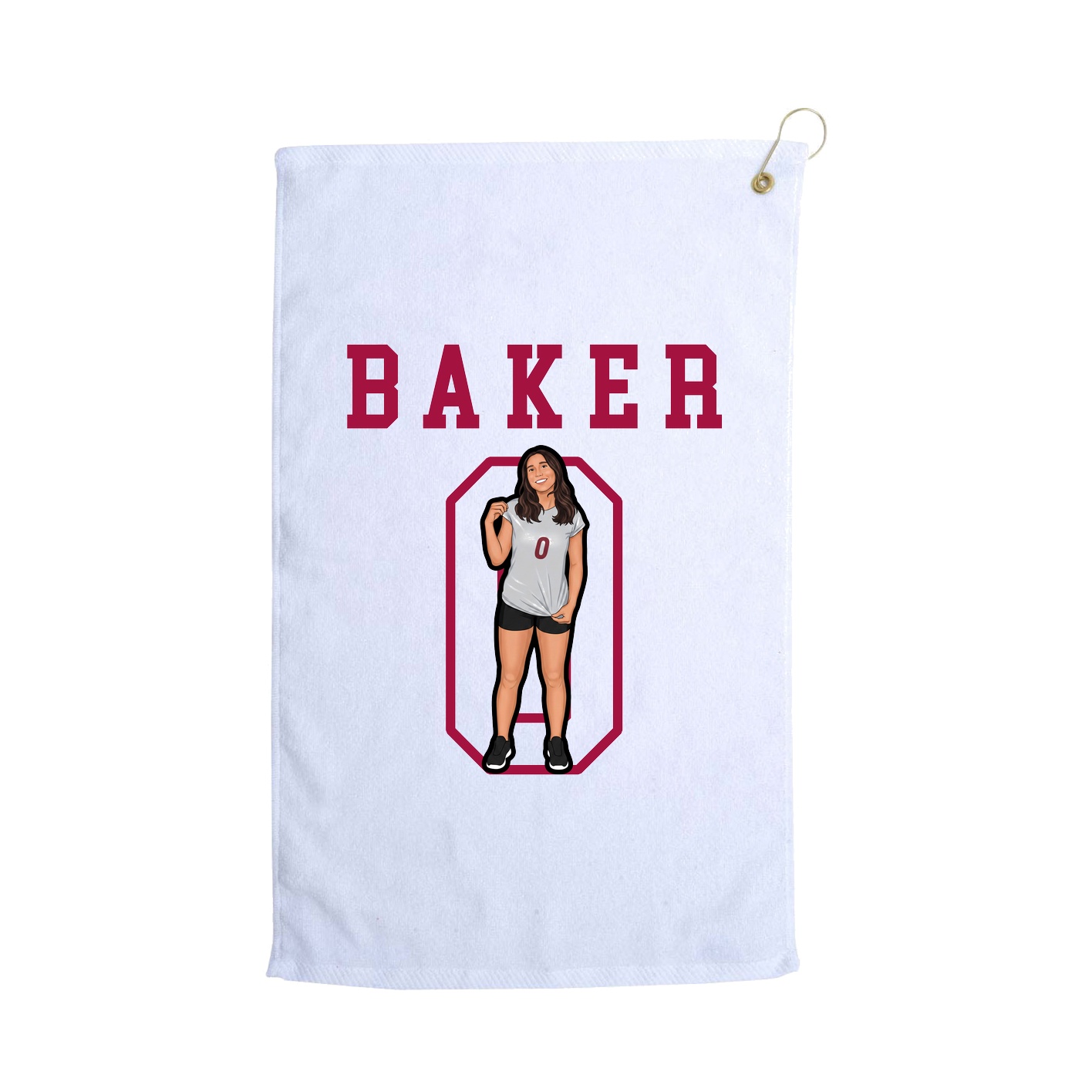 Golf Towel — Shirsey in White