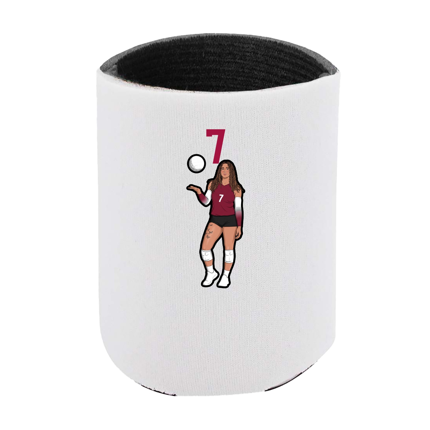 Can Holder — Number Top in White